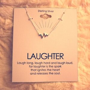 Sterling Silver Laughter Necklace